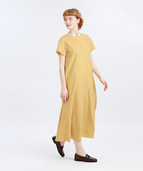 マッキントッシュフィロソフィー リネン混 テントラインワンピース 半袖 ロング丈 MACKINTOSH PHILOSOPHY（ﾏｯｷﾝﾄｯｼｭ ﾌｨﾛｿﾌｨｰ）の「【店舗限定