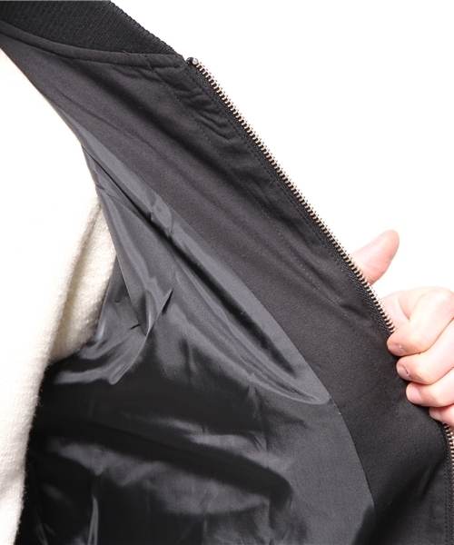 WEGO（ウィゴー）の「WEGO/MA-1ジャケット（ミリタリージャケット・メンズ・ブラック/カーキ/その他1・MEDIUM/LARGE）」の14枚目の写真