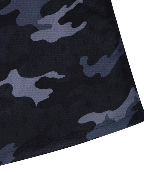 WAAC(ワック)の「《WAAC》MENS カモフラージュポロシャツ(ポロシャツ・メンズ・ブラック系・3/1/2/4)」の8枚目の写真