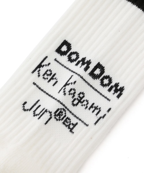 JUNRED（ジュンレッド）の「【DOMDOM×KEN KAGAMIコラボ】ソックス（ソックス/靴下・メンズ・ホワイト・FREE）」の5枚目の写真