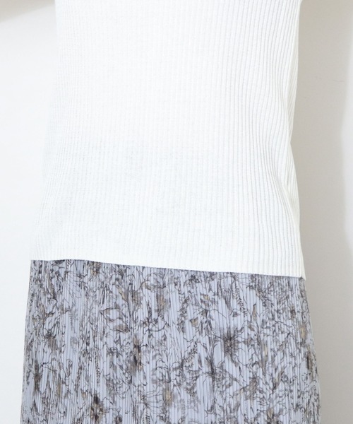 archives(アルシーヴ)の「【web限定item】配色パイピングリブプルオーバー(ニット/セーター・レディース・ホワイト/オフホワイト/ブラック/ベージュ/グリーン系その他・MEDIUM)」の20枚目の写真