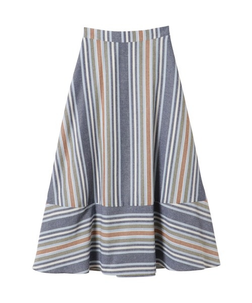 DOLLUPOOPS（ドールアップウップス）の「マルチストライプスカート（スカート・レディース・ブラウン系その他/ブルー系その他/ピンク系その他・38）」の20枚目の写真