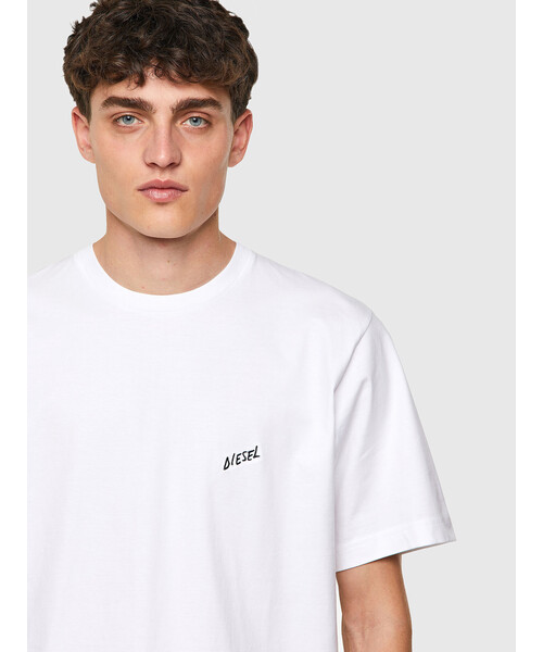 DIESEL（ディーゼル）の「メンズ Tシャツ シームレス（Tシャツ/カットソー・メンズ・ブラック/ホワイト・SMALL/X-LARGE/XX-LARGE/LARGE/MEDIUM）」の9枚目の写真