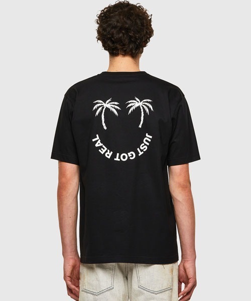 DIESEL（ディーゼル）の「メンズ Tシャツ シームレス（Tシャツ/カットソー・メンズ・ブラック/ホワイト・SMALL/X-LARGE/XX-LARGE/LARGE/MEDIUM）」の2枚目の写真