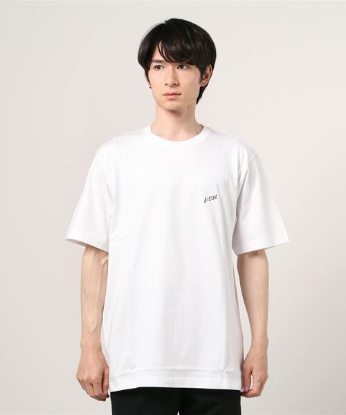 DIESEL（ディーゼル）の「メンズ Tシャツ シームレス（Tシャツ/カットソー・メンズ・ブラック/ホワイト・SMALL/X-LARGE/XX-LARGE/LARGE/MEDIUM）」の6枚目の写真