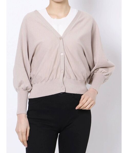 LAGUNAMOON(ラグナムーン)の「エスカフェカーディガン(カーディガン/ボレロ・レディース・ブラック/ベージュ/ラベンダー・FREE)」の12枚目の写真