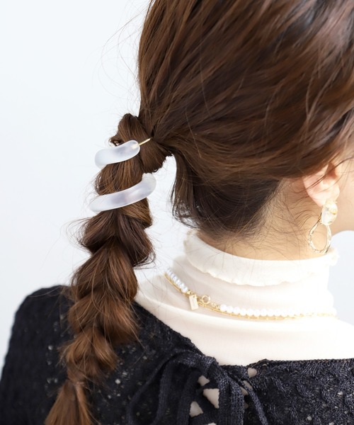 ANEMONE（アネモネ）の「クリアカラーのラップフック[M]（その他ヘア