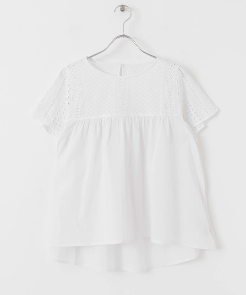 URBAN RESEARCH Sonny Label(アーバンリサーチサニーレーベル)の「レース切替ブラウス(シャツ/ブラウス・レディース・オフホワイト/ブラック/ブラウン・FREE)」の18枚目の写真