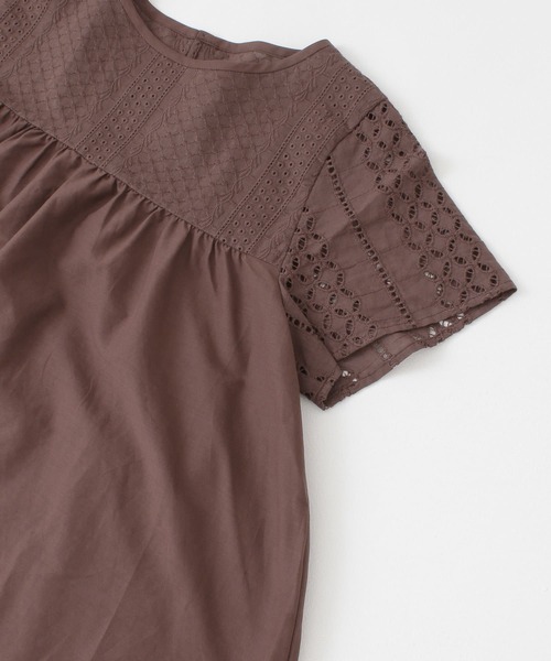 URBAN RESEARCH Sonny Label(アーバンリサーチサニーレーベル)の「レース切替ブラウス(シャツ/ブラウス・レディース・オフホワイト/ブラック/ブラウン・FREE)」の21枚目の写真