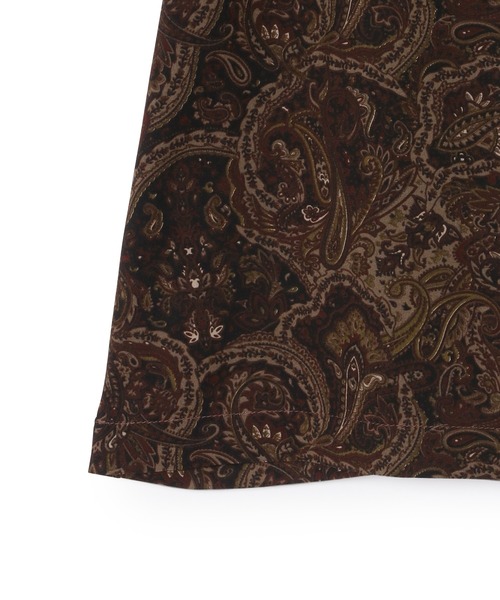 ADAM ET ROPE'(アダムエロペ)の「【セットアップ対応】イージーレーヨンシャツ(シャツ/ブラウス・レディース・グレー/ダークブラウン・FREE)」の14枚目の写真