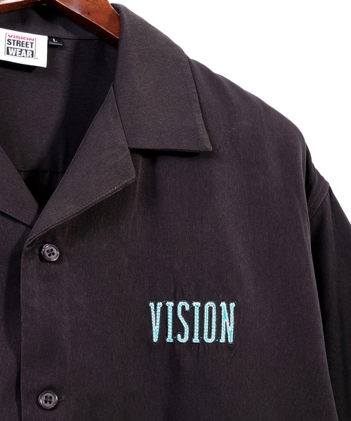 VISION STREET WEAR（ヴィジョンストリートウェア）の「【VISION STREET WEAR】虎刺繍開襟シャツ（シャツ/ブラウス・メンズ・ブラック/サックスブルー/アイボリー・M/L）」の12枚目の写真