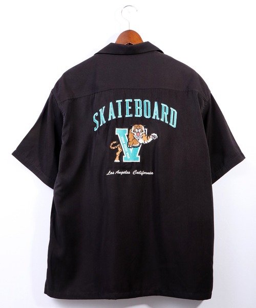 VISION STREET WEAR（ヴィジョンストリートウェア）の「【VISION STREET WEAR】虎刺繍開襟シャツ（シャツ/ブラウス・メンズ・ブラック/サックスブルー/アイボリー・M/L）」の11枚目の写真