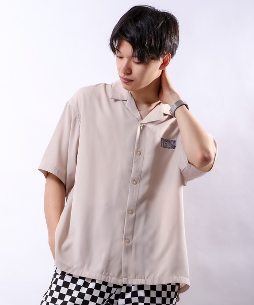 VISION STREET WEAR（ヴィジョンストリートウェア）の「【VISION STREET WEAR】虎刺繍開襟シャツ（シャツ/ブラウス・メンズ・ブラック/サックスブルー/アイボリー・M/L）」の5枚目の写真