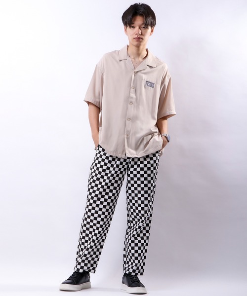 VISION STREET WEAR（ヴィジョンストリートウェア）の「【VISION STREET WEAR】虎刺繍開襟シャツ（シャツ/ブラウス・メンズ・ブラック/サックスブルー/アイボリー・M/L）」の8枚目の写真