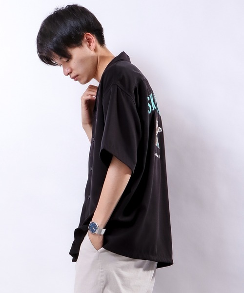 VISION STREET WEAR（ヴィジョンストリートウェア）の「【VISION STREET WEAR】虎刺繍開襟シャツ（シャツ/ブラウス・メンズ・ブラック/サックスブルー/アイボリー・M/L）」の18枚目の写真