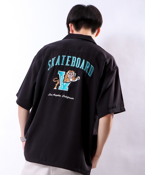 VISION STREET WEAR（ヴィジョンストリートウェア）の「【VISION STREET WEAR】虎刺繍開襟シャツ（シャツ/ブラウス・メンズ・ブラック/サックスブルー/アイボリー・M/L）」の19枚目の写真