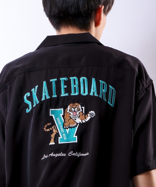 VISION STREET WEAR（ヴィジョンストリートウェア）の「【VISION STREET WEAR】虎刺繍開襟シャツ（シャツ/ブラウス・メンズ・ブラック/サックスブルー/アイボリー・M/L）」の20枚目の写真