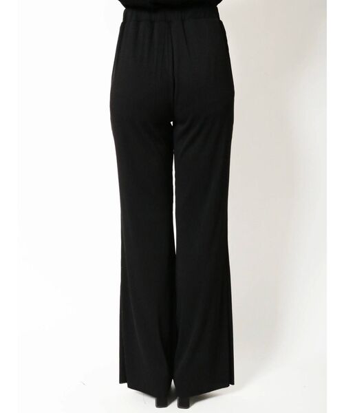 EVRIS（エヴリス）の「プリーツフレアパンツ【セットアップ着用可能】（スラックス・レディース・ブラック/パープル/アイボリー・FREE）」の8枚目の写真