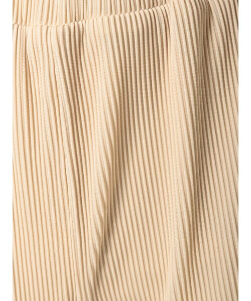 EVRIS（エヴリス）の「プリーツフレアパンツ【セットアップ着用可能】（スラックス・レディース・ブラック/パープル/アイボリー・FREE）」の6枚目の写真