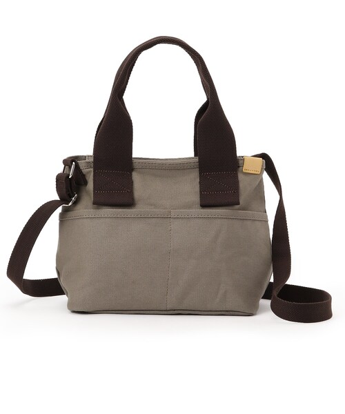 SHOO・LA・RUE（シューラルー）の「◆キャンバスファスナーボストン（ボストンバッグ・レディース・グレー/ブラック/ライトグリーン/ダークブラウン/ベージュ/ライトパープル・00）」の7枚目の写真