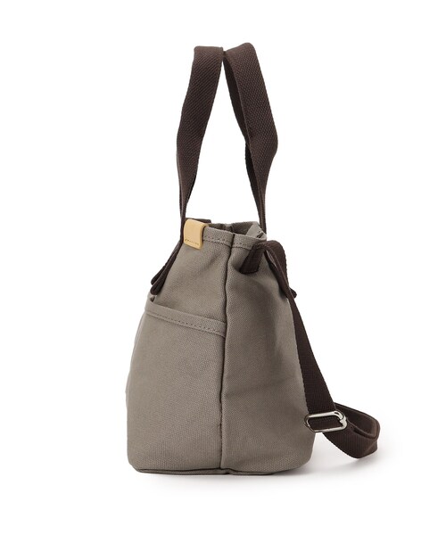 SHOO・LA・RUE（シューラルー）の「◆キャンバスファスナーボストン（ボストンバッグ・レディース・グレー/ブラック/ライトグリーン/ダークブラウン/ベージュ/ライトパープル・00）」の9枚目の写真