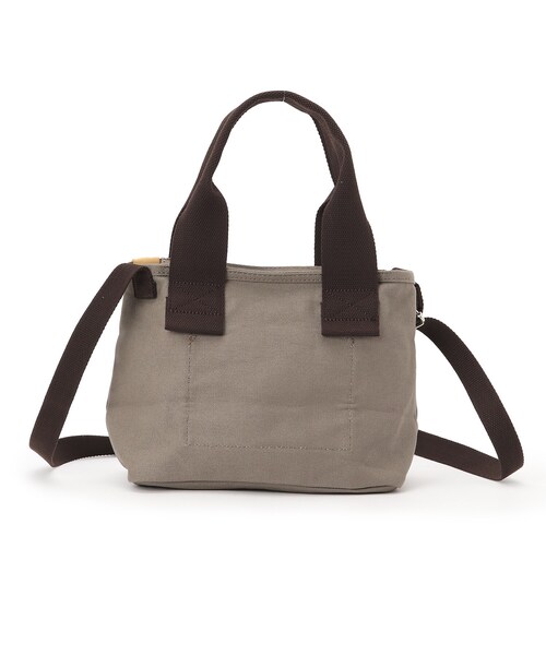 SHOO・LA・RUE（シューラルー）の「◆キャンバスファスナーボストン（ボストンバッグ・レディース・グレー/ブラック/ライトグリーン/ダークブラウン/ベージュ/ライトパープル・00）」の10枚目の写真