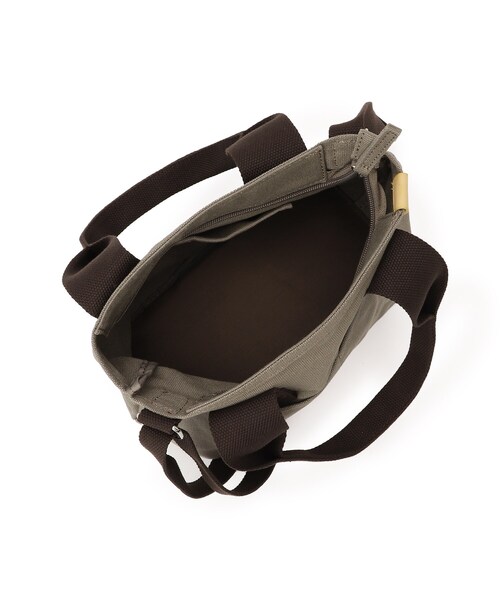 SHOO・LA・RUE（シューラルー）の「◆キャンバスファスナーボストン（ボストンバッグ・レディース・グレー/ブラック/ライトグリーン/ダークブラウン/ベージュ/ライトパープル・00）」の11枚目の写真