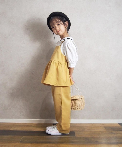 lulpini（ルルピー二）の「kids セーラーカラーTシャツ（Tシャツ/カットソー・キッズ・オフホワイト/サックスブルー・S/M/L）」の20枚目の写真