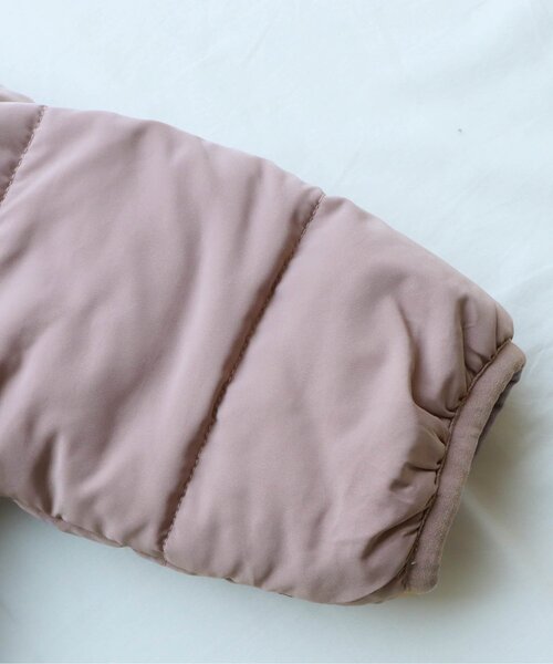 apres les cours（アプレレクール）の「WEB限定 プードルファーリバーシブルアウター（ダウンジャケット/コート・キッズ・ピンク/ベージュ/サックスブルー・140/120/100/90/80/130/110）」の22枚目の写真