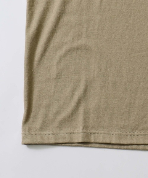 Fashion Letter（ファッションレター）の「バックプリントBIGコットンTシャツ（Tシャツ/カットソー・レディース・オフホワイト/カーキブラウン・FREE）」の14枚目の写真