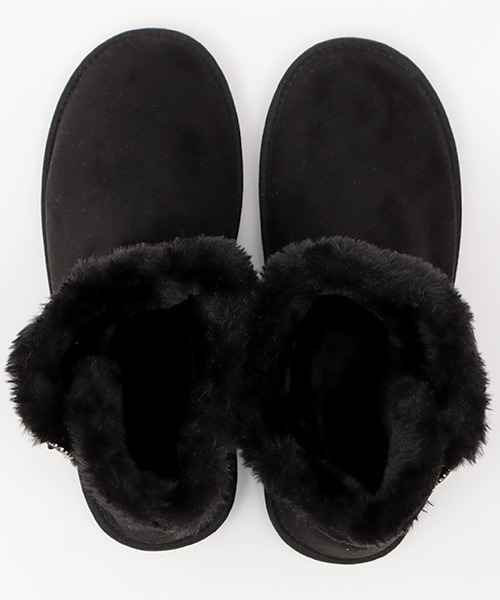 チチカカ（チチカカ）の「メタルパーツ付きムートンブーツ（ブーツ・レディース・ブラック/パープル/キャメル・MEDIUM/LARGE）」の15枚目の写真