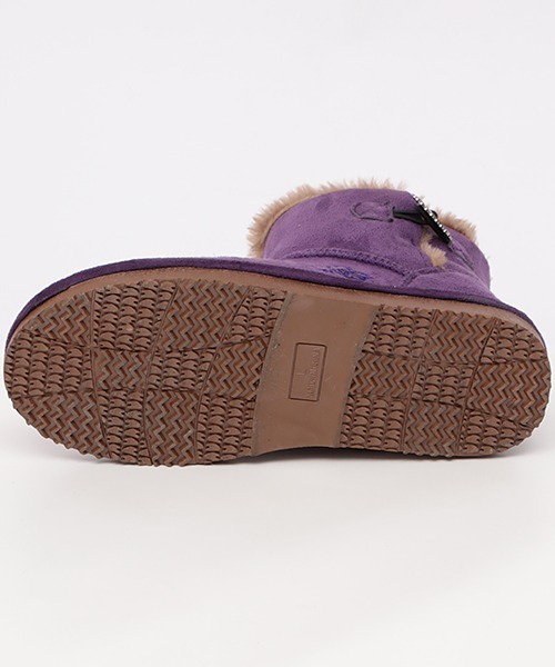 チチカカ（チチカカ）の「メタルパーツ付きムートンブーツ（ブーツ・レディース・ブラック/パープル/キャメル・MEDIUM/LARGE）」の17枚目の写真