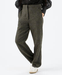 BACCA | ネップツイード ハイウエストストレートパンツ(その他パンツ)