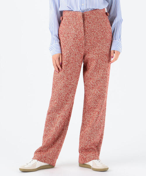 BACCA(バッカ)の「ネップツイード ハイウエストストレートパンツ(その他パンツ・レディース・レッド系その他/グリーン系その他4・36/34)」の13枚目の写真