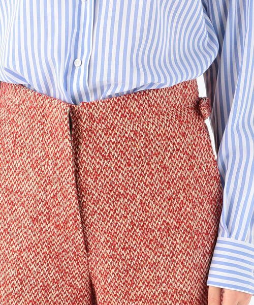 BACCA（バッカ）の「ネップツイード ハイウエストストレートパンツ