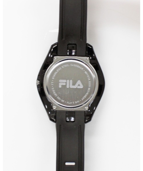【セール】シリコンラバーアナログウォッチ「38-160」（アナログ腕時計）｜FILA（フィラ）