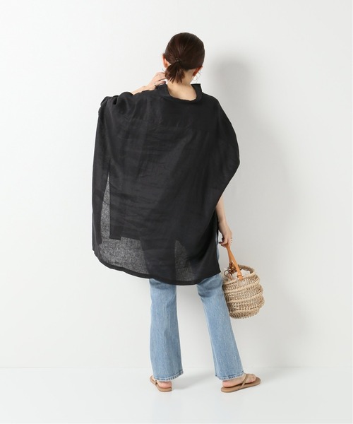 plage（プラージュ）の「Linen Poncho シャツ◇（シャツ/ブラウス  
