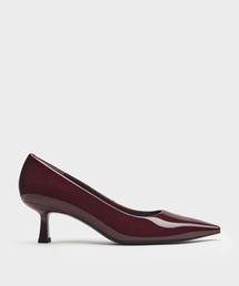 新品未使用 牛革パンプス レッド パンプス（レッド/赤色系）ファッション通販 - ZOZOTOWN
