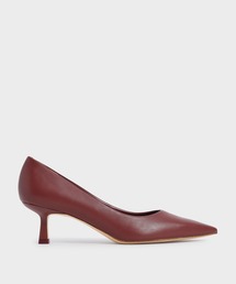 ポインテッド キトゥンヒールパンプス / Pointed Kitten Heel Pumps