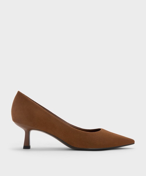 ポインテッド キトゥンヒールパンプス / Pointed Kitten Heel