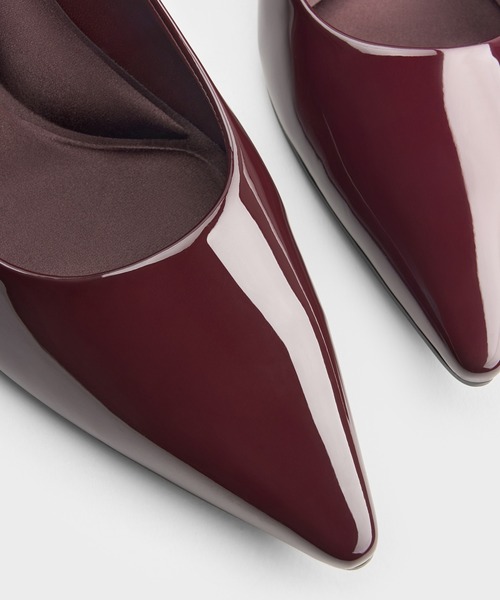 ポインテッド キトゥンヒールパンプス / Pointed Kitten Heel Pumps