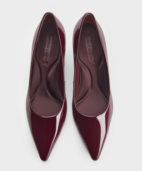 ポインテッド キトゥンヒールパンプス / Pointed Kitten Heel