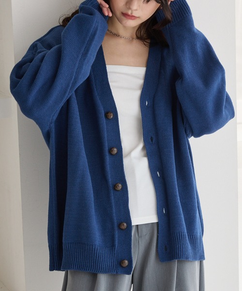 TOWNCRAFT / タウンクラフト SHAGGY VINTAGE PATTERN ZIP CARDIGAN