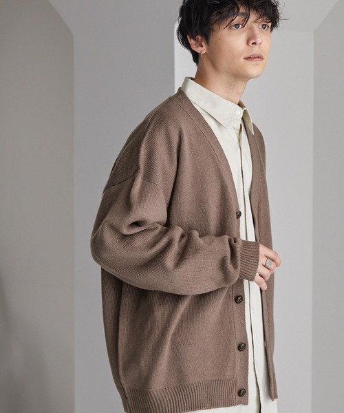 【美品】マーガレットハウエル　カーディガン　ボレロ　ワイド　ボックスシルエット 美品】マーガレットハウエル カーディガン ボレロ ワイド