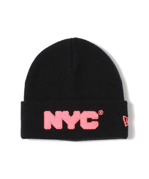 B:MING by BEAMS（ビーミングバイビームス）の「NEW ERA × B:MING by BEAMS / 別注 NY ワッチキャップ（ニットキャップ/ビーニー・キッズ・ブラック/グリーン/アイボリー・ONESIZE）」の7枚目の写真