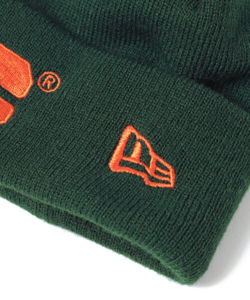 B:MING by BEAMS（ビーミングバイビームス）の「NEW ERA × B:MING by BEAMS / 別注 NY ワッチキャップ（ニットキャップ/ビーニー・キッズ・ブラック/グリーン/アイボリー・ONESIZE）」の9枚目の写真