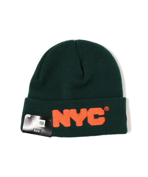 B:MING by BEAMS（ビーミングバイビームス）の「NEW ERA × B:MING by BEAMS / 別注 NY ワッチキャップ（ニットキャップ/ビーニー・キッズ・ブラック/グリーン/アイボリー・ONESIZE）」の17枚目の写真