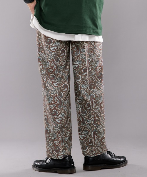 kutir（クティール）の「センタープレスペイズリースラックス（スラックス・メンズ・ネイビー/カーキ/イエロー・SMALL/MEDIUM/LARGE）」の10枚目の写真