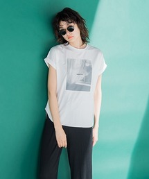 MAYSON GREY | PHOTOシアーTシャツ(Tシャツ/カットソー)