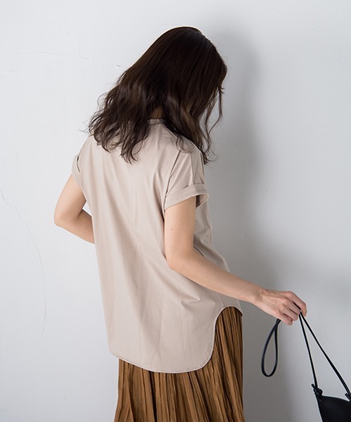 MAYSON GREY（メイソングレイ）の「PHOTOシアーTシャツ（Tシャツ/カットソー・レディース・ブラック/ベージュ/オフホワイト・M）」の7枚目の写真